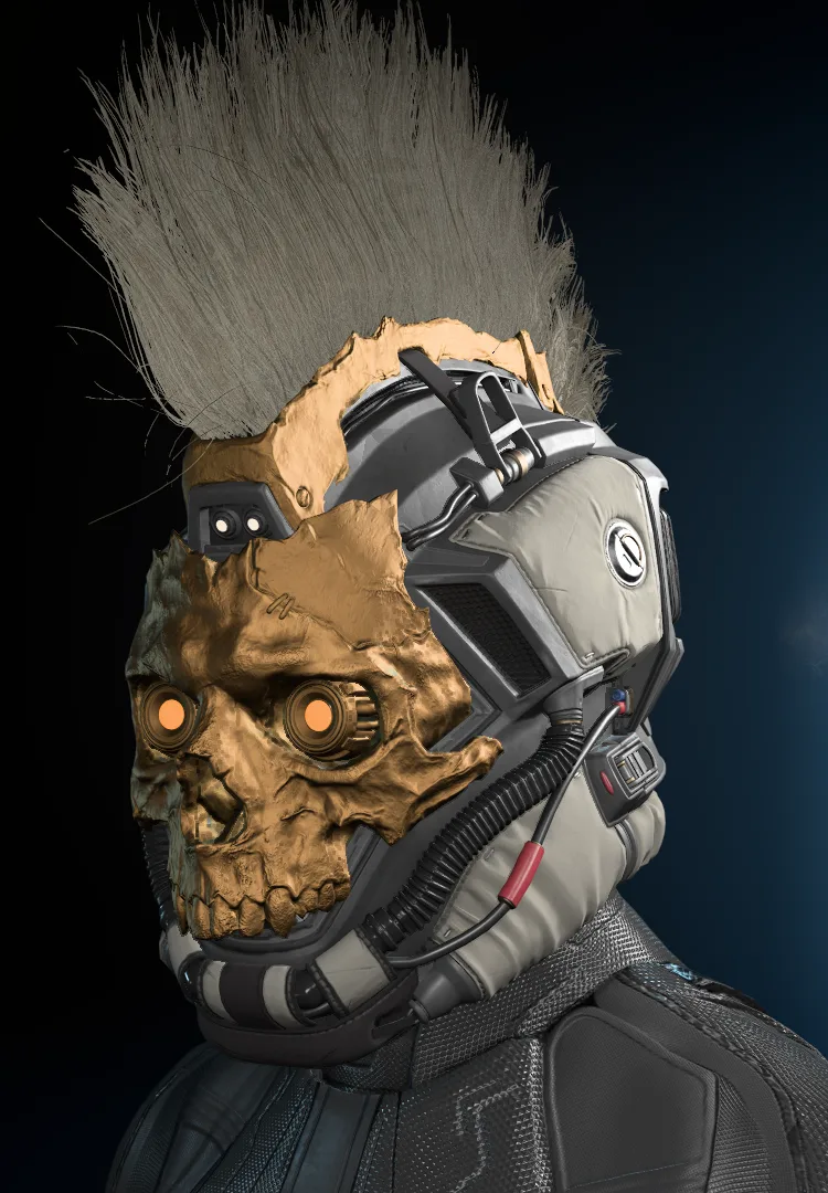 Deadhead Helmet Brassy