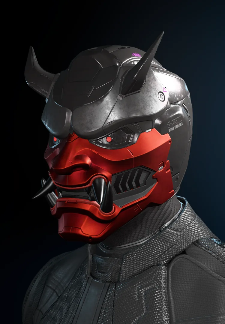 Oni Kiba Helmet