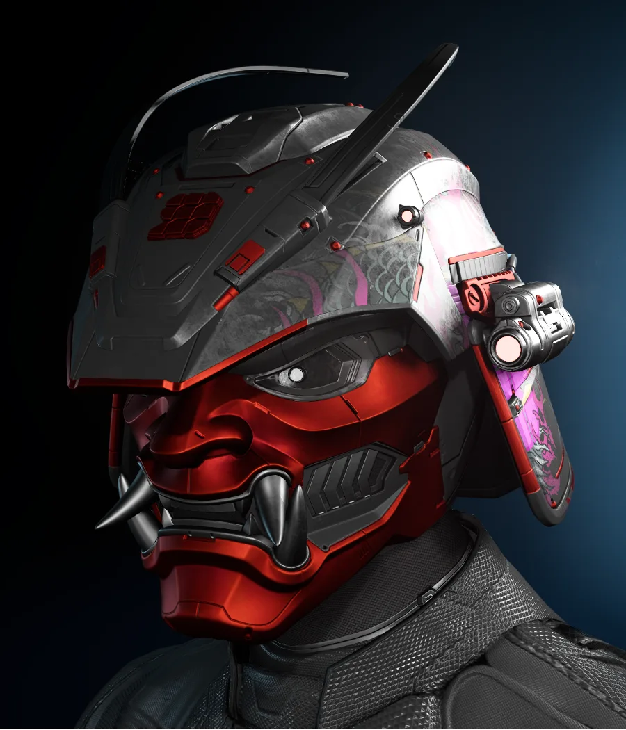 Shogun Kiba Helmet Akuma