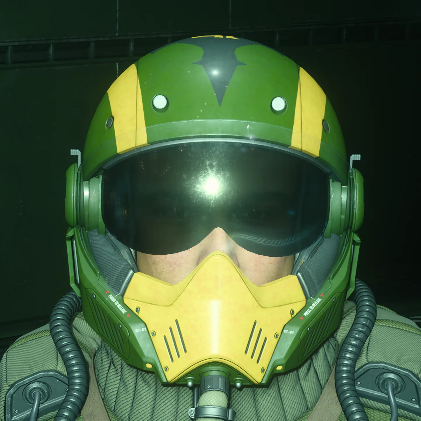 Tailwind Flight Helmet Green Streak